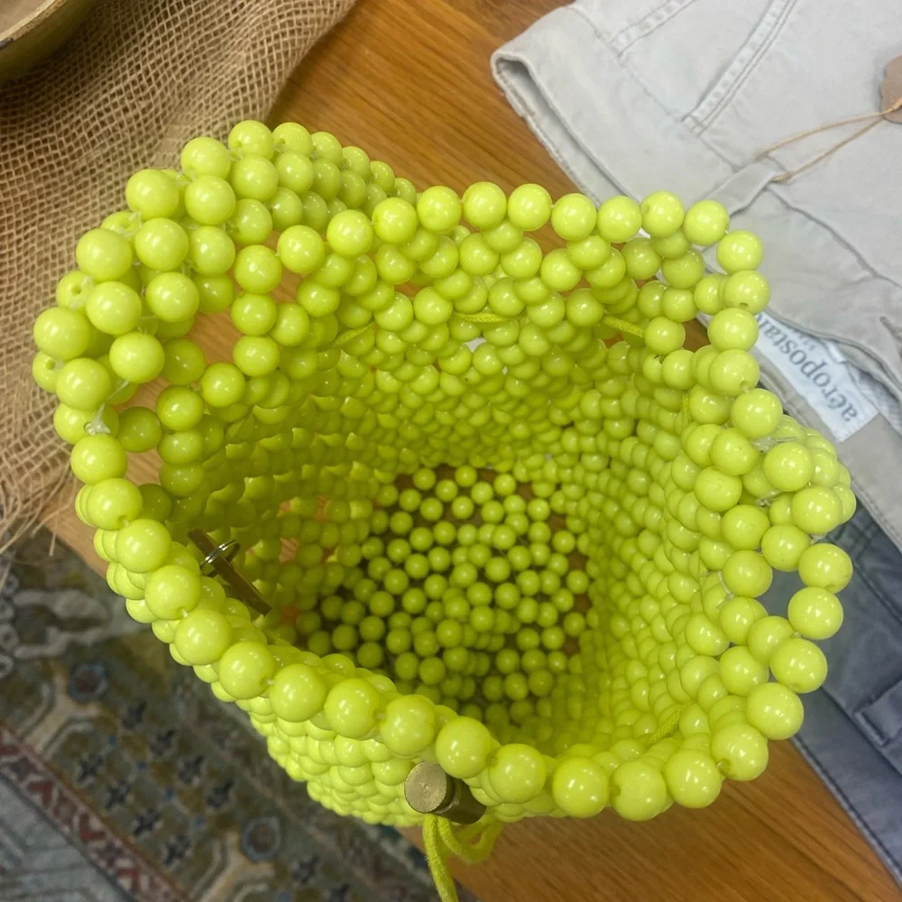 Free People Neon Beaded Bucket Bag - Picture 2 of 6